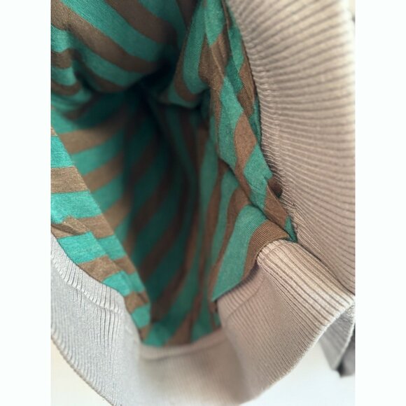 Free People Women’s Gray Wool Blend Swing Jacket Size M Boho Quiet Luxury Layer - Picture 6 of 11